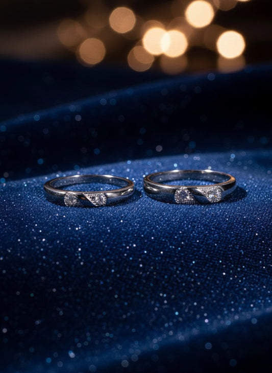 Intertwined Couple's Rings