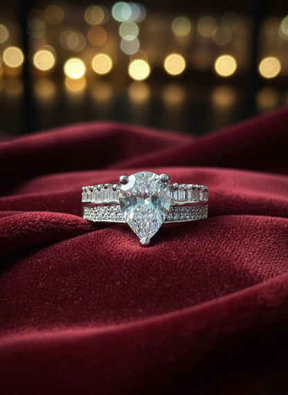 Pear-Cut Ring